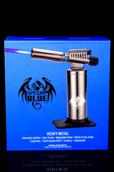 Special Blue Heavy Metal Torch Lighter - L0232