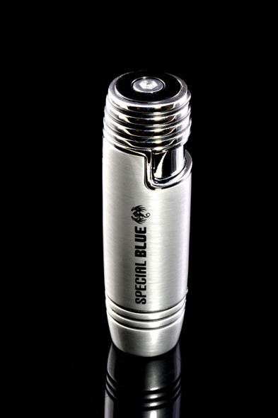 12 Pc Special Blue Bullet Deluxe Torch Lighter Display - L0238
