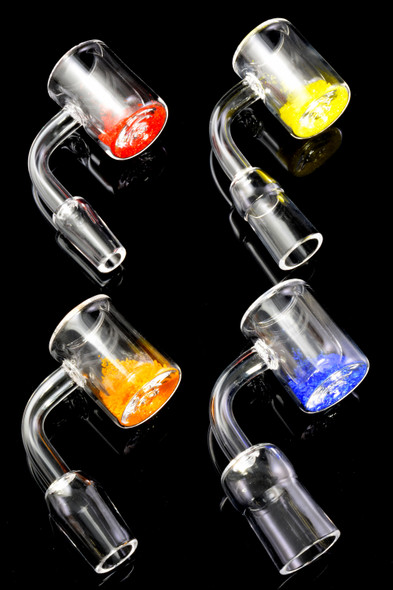 28mm Thermochromic Domeless Quartz Banger Nail - BS700
