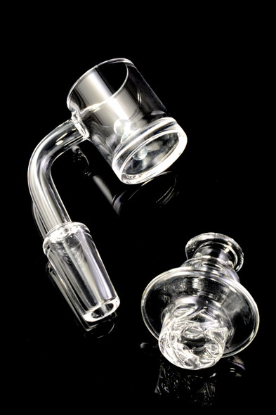 Domeless Spinner Quartz Banger Nail  with Banger Beads - BS701