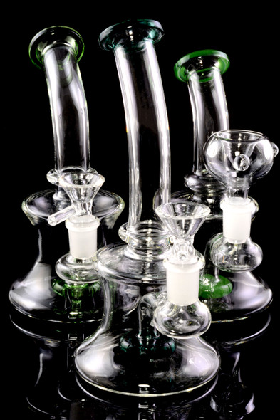 Small GoG Stemless Water Pipe with Showerhead Perc - WP2398