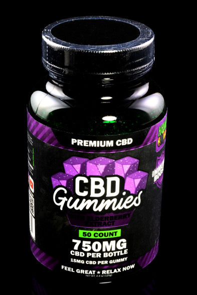 50 Count Elderberry Extract CBD Gummies - CBD278