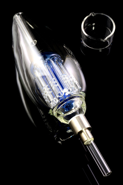 Glass Light Bulb Nectar Collector with Tree Perc Kit - B1274
