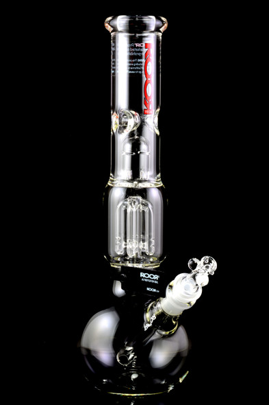 RooR Tech Bubble Base 5mm Thick Glass on Glass Water Pipe with Tree Perc - WP2493