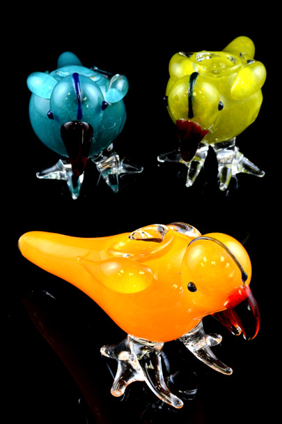 Frit Parrot Pipe - AP196