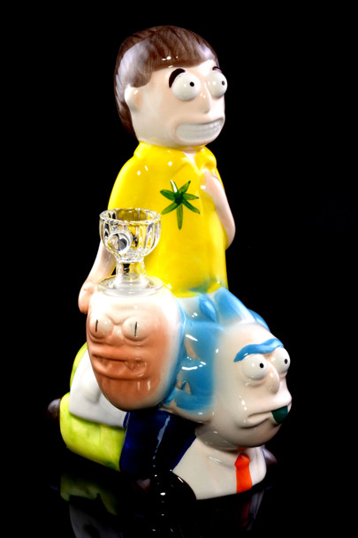 Ceramic Rickyback Water Pipe - WP1939