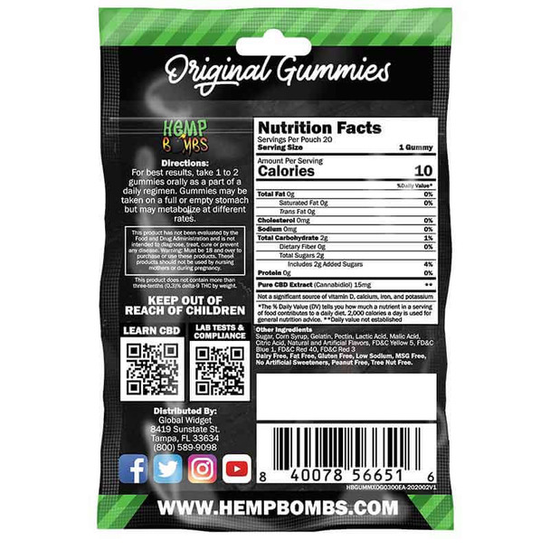 20 Count CBD Gummies - CBD250