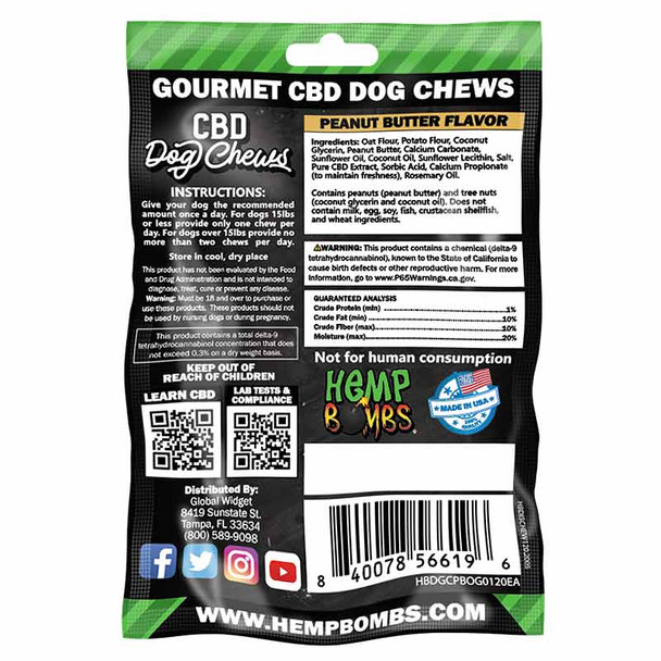 8 Count CBD Dog Chews - CBD264