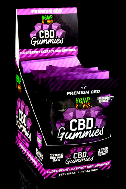 8 Count Elderberry Extract CBD Gummies - CBD270