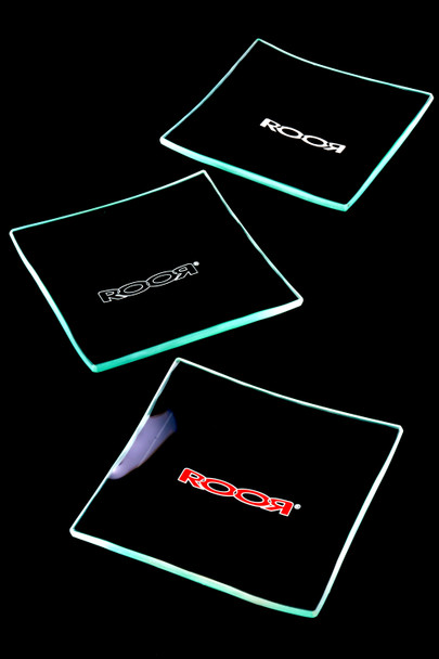 RooR Square Glass Rolling Tray - RP310
