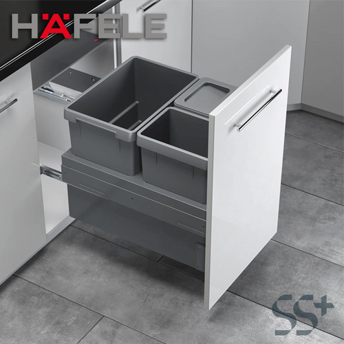 Hafele Hailo Euro Cargo ST45 3-Pail 56L