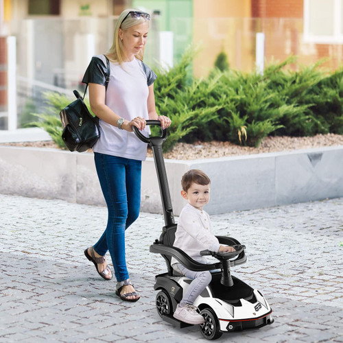 Push Cars for Toddlers, 3 in 1 Licensed Lamborghini Stroller Sliding Walking Car w/Handle, Armrest Guardrail, Underneath Storage, Horn, Foot-to-Floor Ride On Toy for Boys Girls (White). Push Cars for Toddlers, 3 in 1 Licensed Lamborghini Stroller Sliding Walking Car w/Handle, Armrest Guardrail, Underneath Storage, Horn, Foot-to-Floor Ride On Toy for Boys Girls (White).