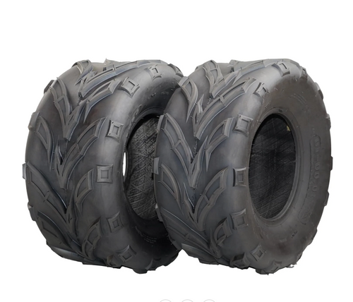 18x9.5-8 ATV Tires, 4PR All Terrain 18x9.5-8 TL QD116 ATV UTV Trail Sand Mud Off-Road Tires (Pack of 2, Tubeless).