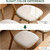 100% Solid Oak Dining Chairs, Mid Century Modern Dining Chair with Curved Backrest, Fabric Upholstered Dining Chairs for Kitchen, Study, Living Room (2, Original Wood-Pear White Cushion).
