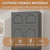 Metal Wall Cabinet, Overhead Cabinet for Wardrobe, Small Upper Storage Cabinet for Bedroom, Living Room, Black, 18" D x 32" W x1 5" H - Assembly Required.
