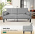 70" Light Gray Modern Loveseat Recliner Sofa for Living Room Removable Cover Spring and High Density Foam Cushions Solid Wood Frame Easy Assembly for Small Spaces. (Already assembled ) 70" Light Gray Modern Loveseat Recliner Sofa for Living Room Removable Cover Spring and High Density Foam Cushions Solid Wood Frame Easy Assembly for Small Spaces. (Already assembled )