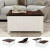 35.6" Square Lift Top Coffee Table, Farmhouse Coffee Table with Storage & Charging Ports, Wood Center Table w/Large Hidden Space for Living Room Home Office.