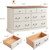 7 Drawers Dresser Chests for Bedroom, Wood Vintage Chests of Drawers, Rustic Dressers Chset Organizer for Bedroom, Living Room, Hallway, Antique White. 7 Drawers Dresser Chests for Bedroom, Wood Vintage Chests of Drawers, Rustic Dressers Chset Organizer for Bedroom, Living Room, Hallway, Antique White.