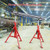 Heavy-Duty Pipe Jack Stands Adjustable Height 28-52 Inch,2500 Lb Capacity Folding Steel Stand,Portable Legs for Automotive & Industrial Projects V-Head Heavy-Duty Pipe Jack Stand Adjustable. Heavy-Duty Pipe Jack Stands Adjustable Height 28-52 Inch,2500 Lb Capacity Folding Steel Stand,Portable Legs for Automotive & Industrial Projects V-Head Heavy-Duty Pipe Jack Stand Adjustable.