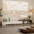 High Gloss White/Walnut Ilsebeau 110'' Media Console.