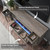 Fireplace TV Stand for 80 Inch TV, Farmhouse Entertainment Center with 42" Fireplace & LED Lights, Modern Media Console Table with Storage Drawers & Cabinets for Living Room, Light Rustic Oak.
