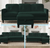 76'' L-Shaped Small Sofa Couch,3-Seater Corduroy Sectional Sofa with Storage Ottoman - Green - 3-Seater. (Already assembled)