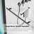 Frameless Pivot Bathtub Shower Door, 31x55 Inch, 6mm Tempered Glass, Matte Black, Modern Style, Left or Right Installation.