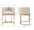 24'' counter stool, beige.