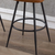 Modern Bar Stools with Back Set of 2.