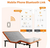 Adjustable Bed Frame Queen, Wireless Remote&Bluetooth App Control, 5 Minutes Installation, Head and Foot Incline.