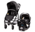Quantum 4 3-in-1 Travel System with LiteClik 30 R Infant Car Seat and Base, Gray Slate.