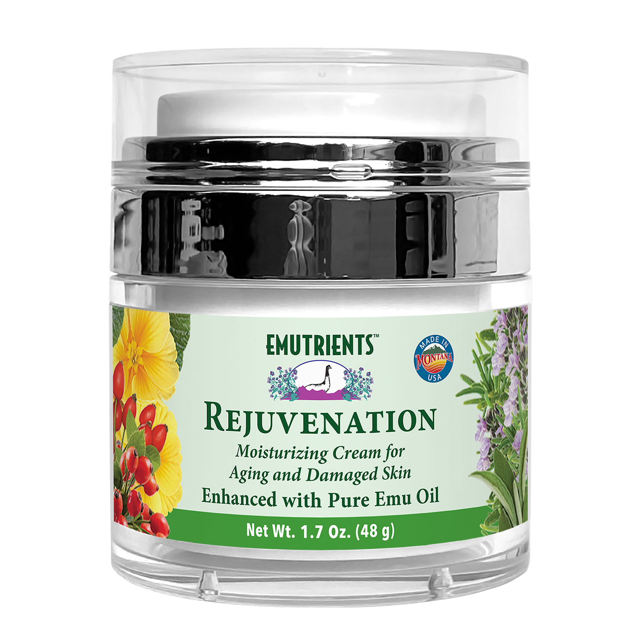 EMUTRIENTS™ Rejuvenation Moisturizing Cream for Aging and Damaged Skin