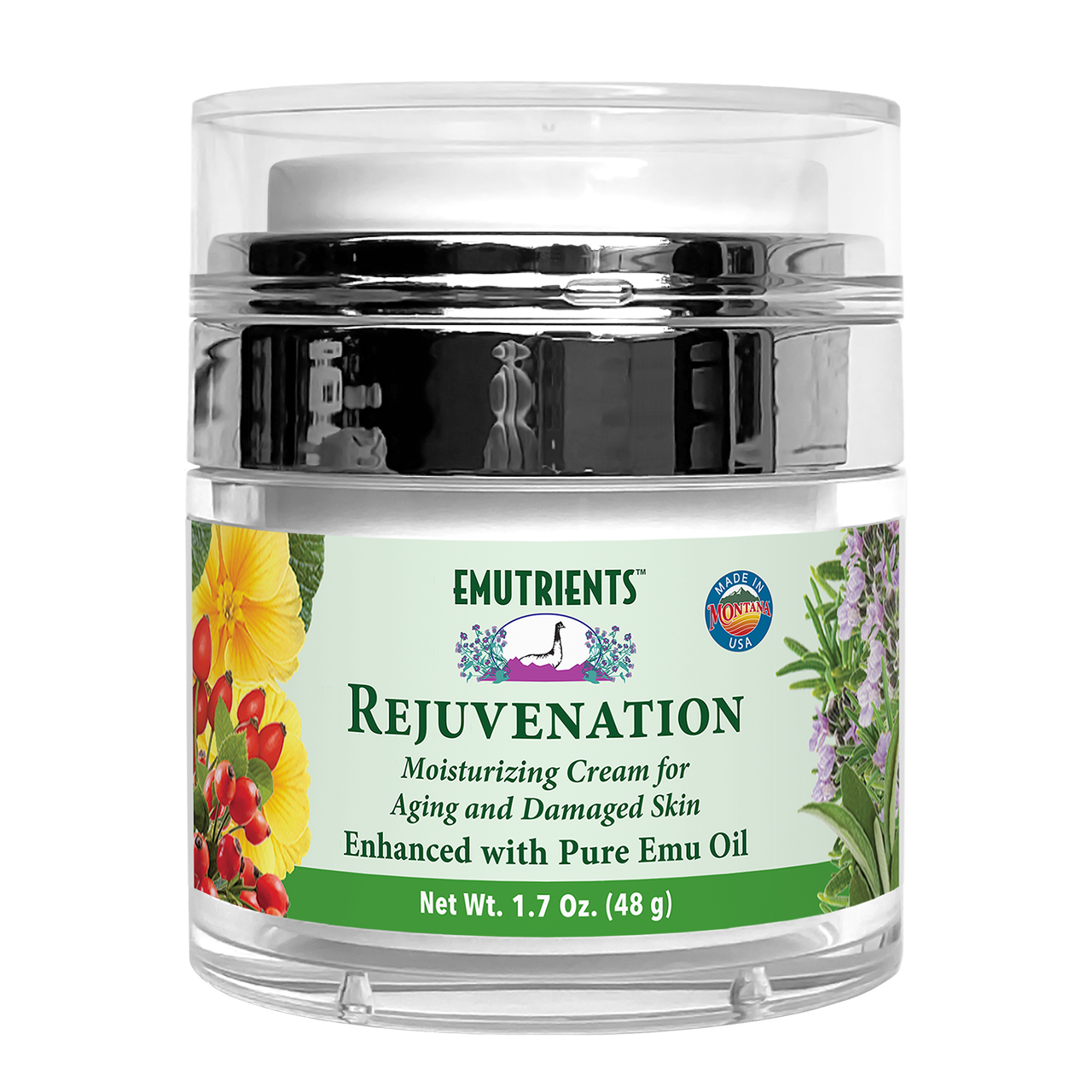 EMUTRIENTS™ Rejuvenation Moisturizing Cream for Aging and Damaged Skin