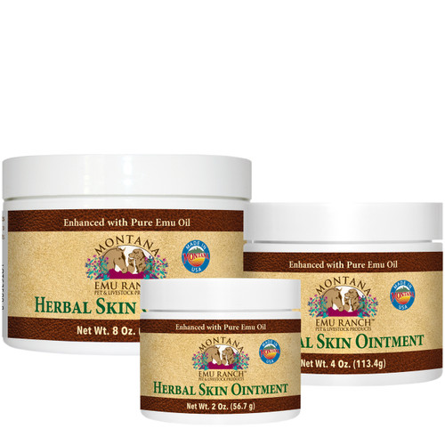 Montana Emu Ranch Pets & Livestock Herbal Skin Ointment Montana Emu Ranch Pets & Livestock Herbal Skin Ointment