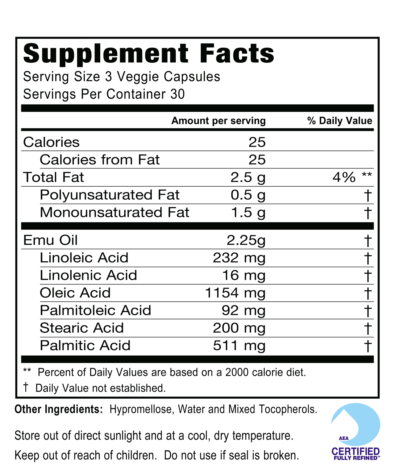  EMUTRIENTS™ Ωmega Complex by Montana Emu Ranch Emu Oil 750mg Soft Gel Caps