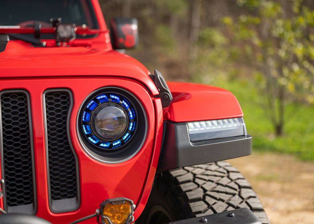 Morimoto Jeep JL/JT Super7 RGBW Halo System | LF479 | Offroad Alliance