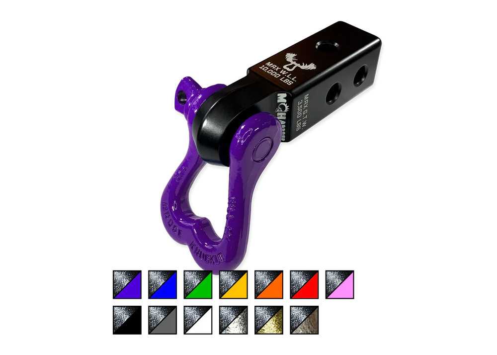 Moose Knuckle XL Shackle/Mohawk 2.0 Black Receiver Combo | Offroad