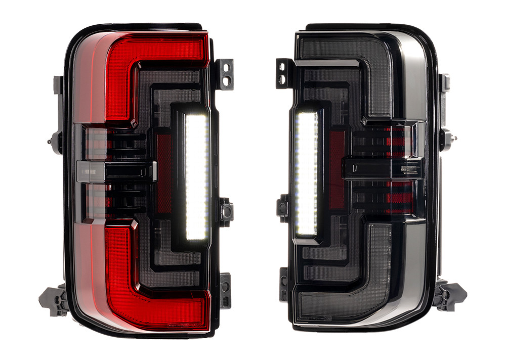 Morimoto 21+ Bronco XB LED Tail Lights, Red - LF751 | Offroad Alliance