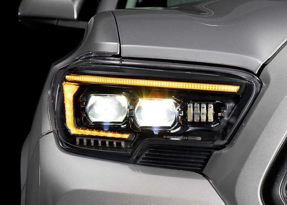 ☆トヨタ タコマ 16-23 Morimoto ヘッドライト ホワイトDRL morimoto-16-23-tacoma-xb-evo-
