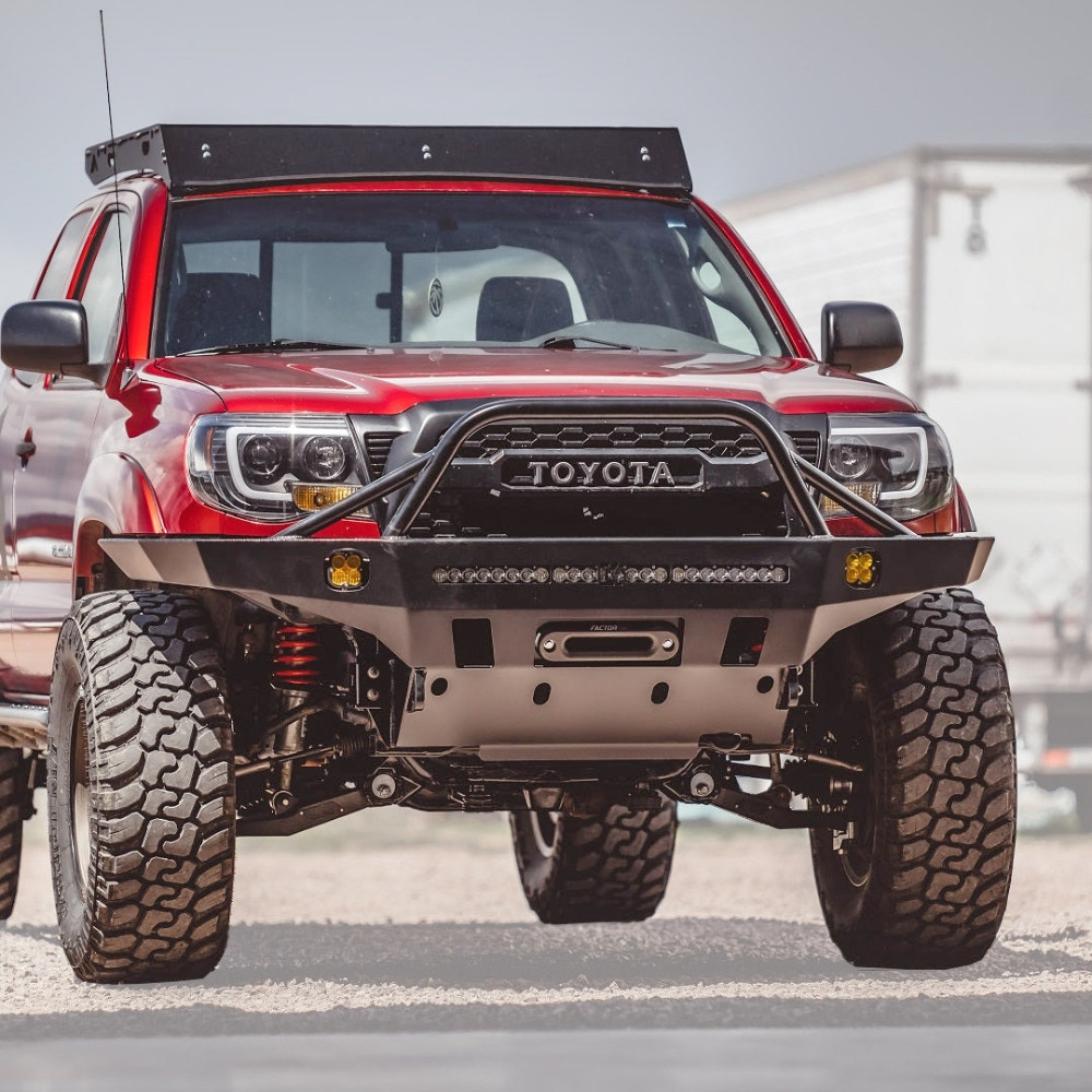 C4 Overland Series Front Bumper w/Winch for 05-11 Tacoma | Offroad