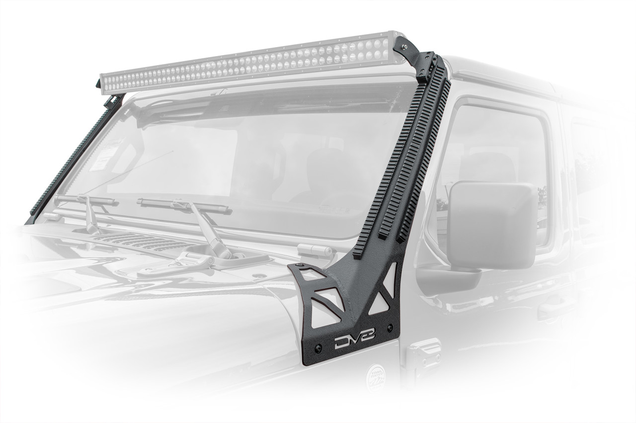 DV8 Picatinny Rail A Pillar Light Mount 18+ Jeep JL/JT - D-JL