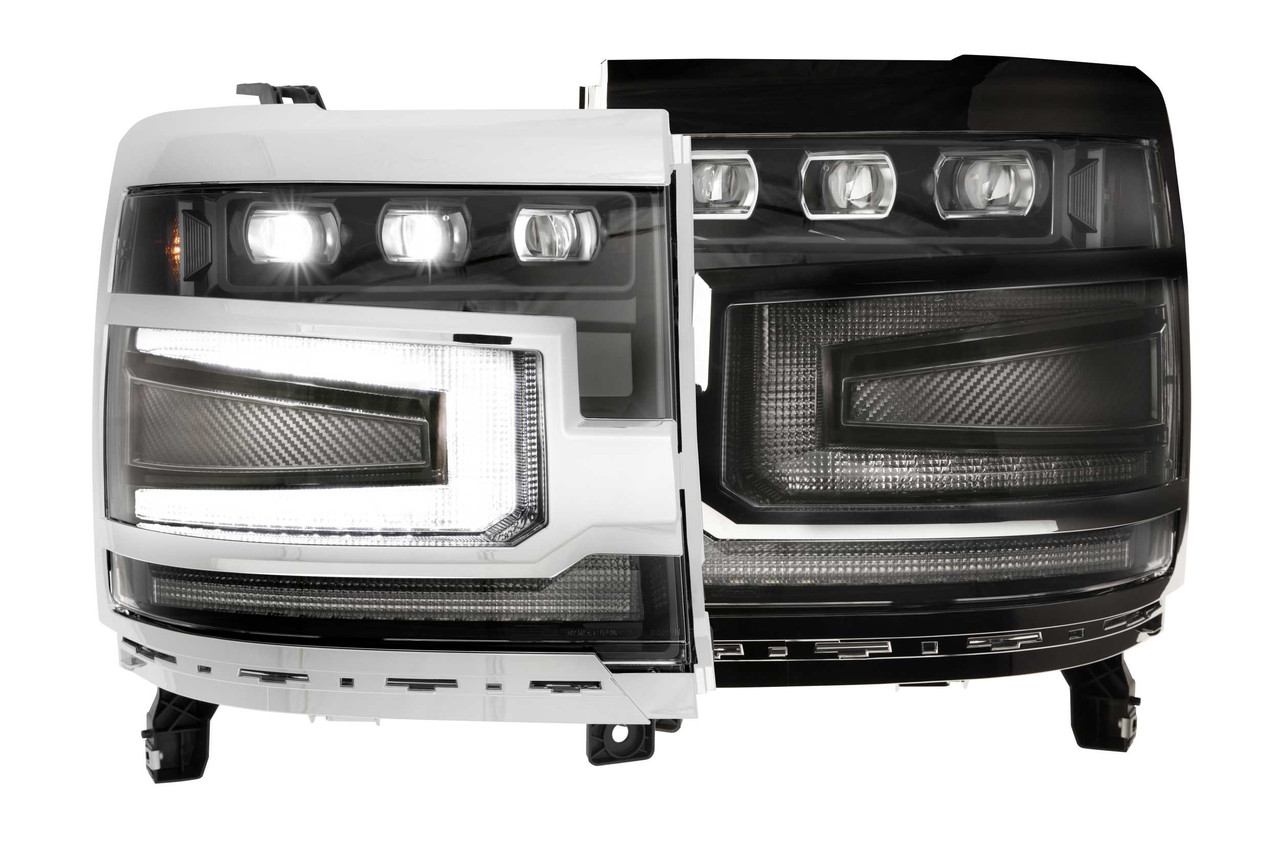 Morimoto XB Headlights: 16-18 Silverado 1500 - LF542-ASM | Offroad