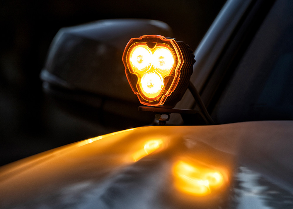 KC FLEX ERA 3 Amber Hard Light Cover - 5320 | Offroad Alliance