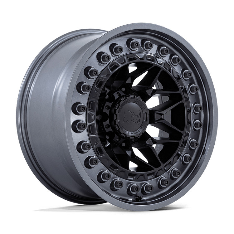 Black Rhino Alpha Black w/ Gunmetal Lip Wheels | Offroad Alliance