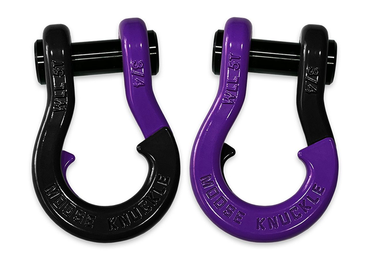 Moose Knuckle 3/4 Split Shackle, Black 2-Color | Offroad Moose Knuckle 3/4 Split Shackle, Black 2-Color | Offroad
