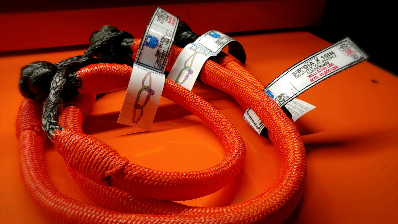 Treaty Oak Offroad Dillo Hide Soft Shackle