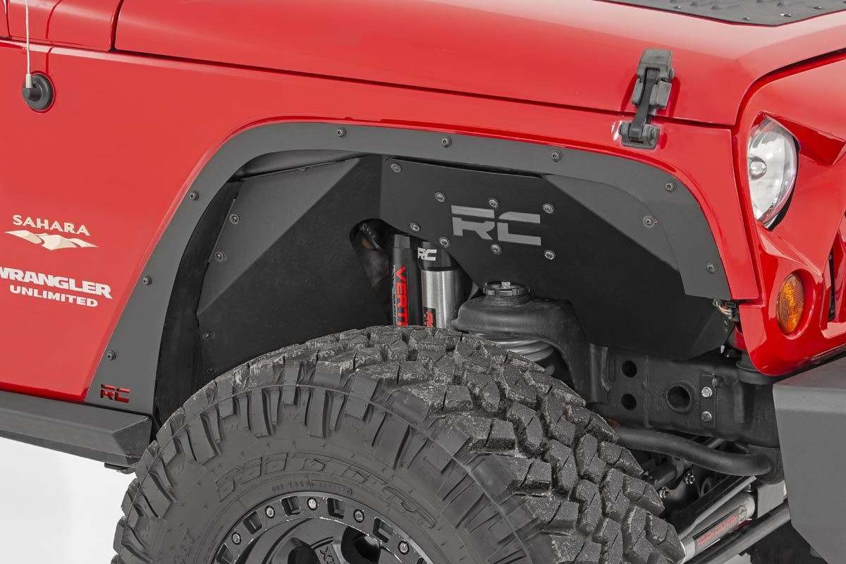Jeep Wrangler Front and Rear Fender Flare Kit; Driver and Passenger