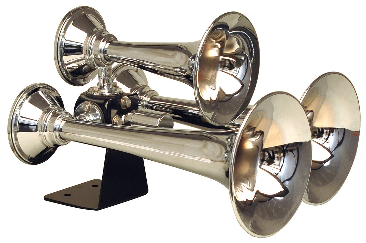 Old Timer Horn - Chrome Trumpet