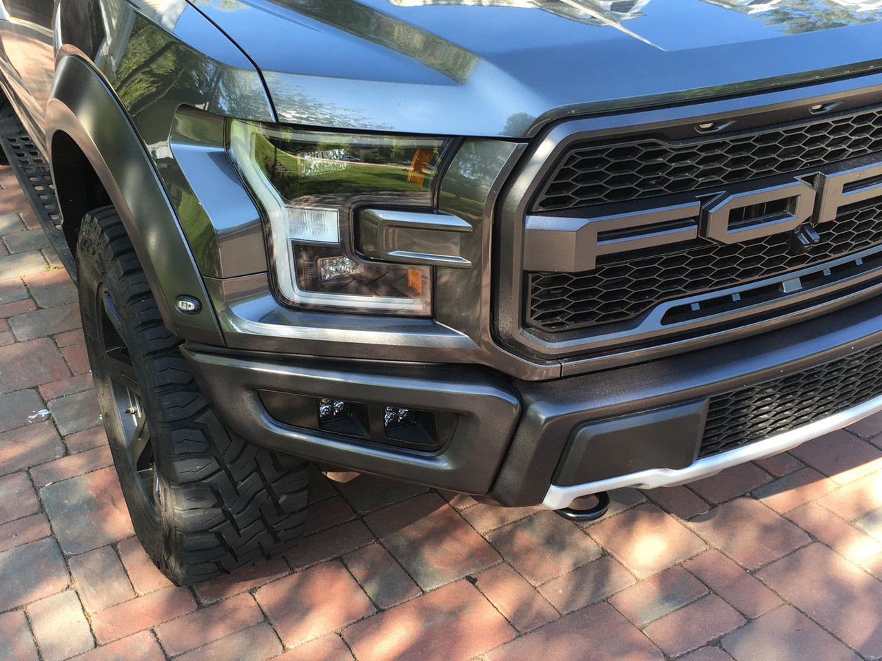 Offroad Alliance 17-20 Raptor Dual Bezel Fog Light Kit w/ RIGID