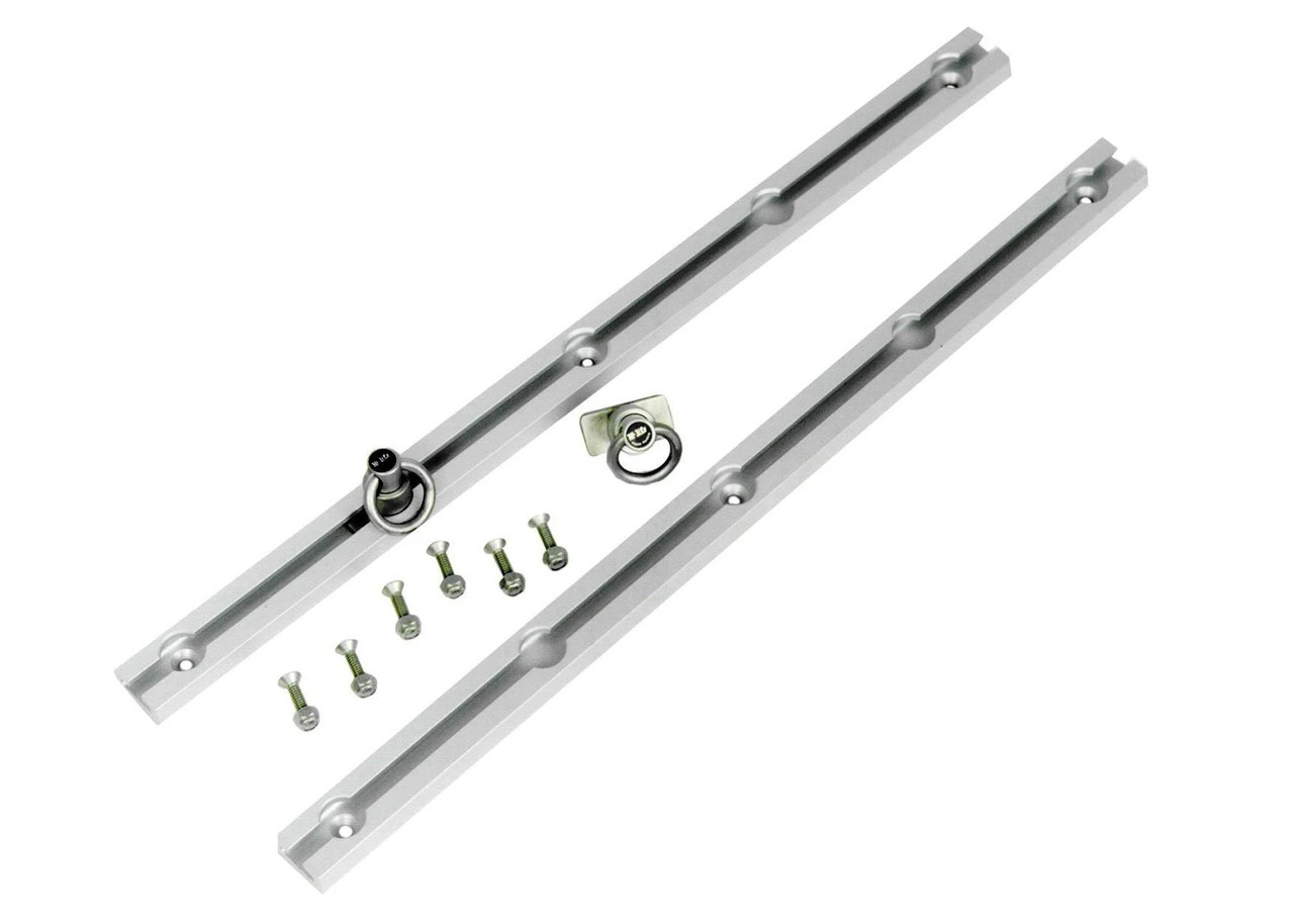 HiLift 22 in. SlideNLock Tie Down System Silver SWR22S